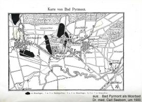 Carl Seebohm - Karte von Pyrmont ~1900