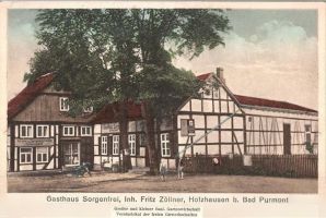 Gasthaus Sorgenfrei in den 1920ern