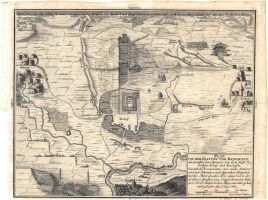 Plan der Festung im Dreißigjährigen Krieg 1630