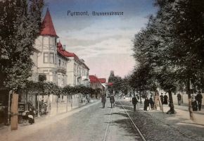 Pferdebahn in der Brunnenstraße um 1900